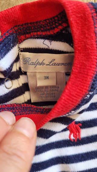 Tutina Ralph Lauren cotone 3 mesi