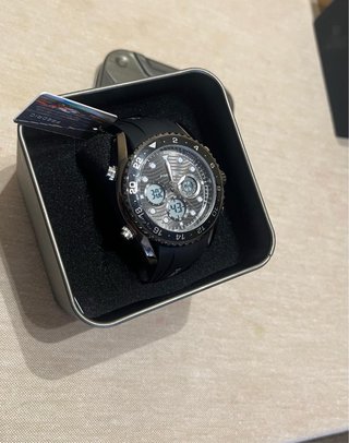 Reloj Frederic Mecánico Esqueleto Azul Plateado