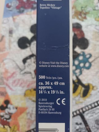 Puzzle 500 piezas Disney Mickey Minnie