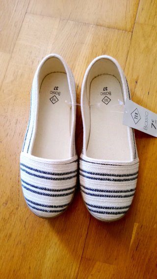 Alpargatas TEX Basic Rayas Talla 37