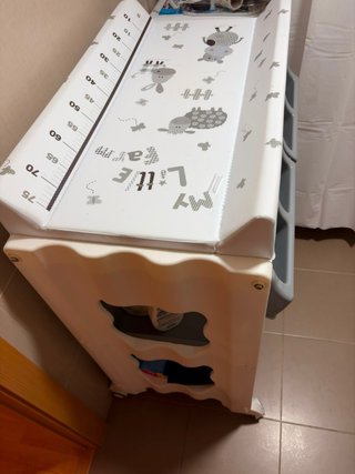 Cambiador bañera bebé con medidor