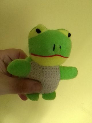 Peluche rana 14cm