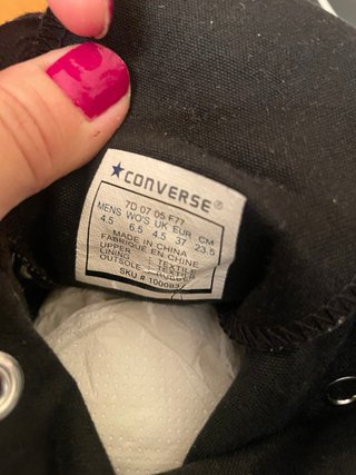 CONVERSE - Zapatillas caña alta 37