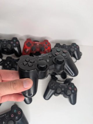 Lotto 9 controller PS2 PS3 pezzi ricambio