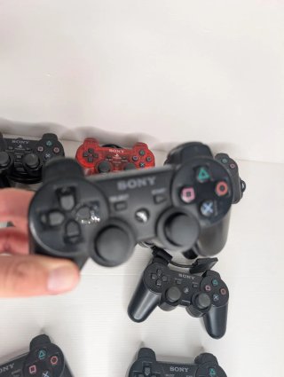 Lotto 9 controller PS2 PS3 pezzi ricambio