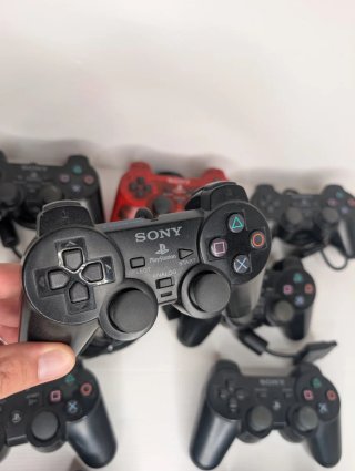 Lotto 9 controller PS2 PS3 pezzi ricambio