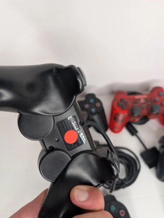 Lotto 9 controller PS2 PS3 pezzi ricambio