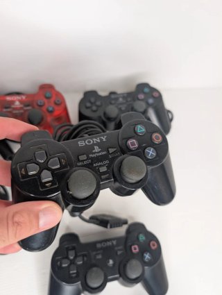 Lotto 9 controller PS2 PS3 pezzi ricambio