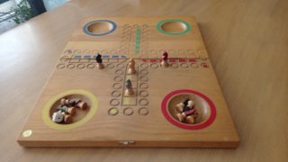 Juego de Caballitos / Ludo de Madera MASCAGNI