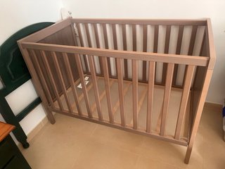 Cuna IKEA madera