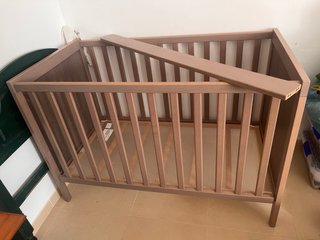 Cuna IKEA madera