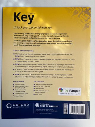 Libros de inglés Key 2o Edition 1o de Bachillerato