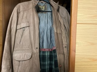 Chaqueta 3/4 Piel Hombre Adler Marrón