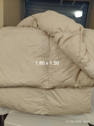 Edredón beige 220x240 Edredón beige 150 x 180