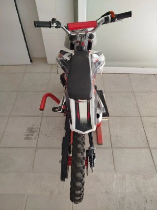 Minimoto Infantil Cross 50cc Roja y Blanca