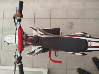 Minimoto Infantil Cross 50cc Roja y Blanca