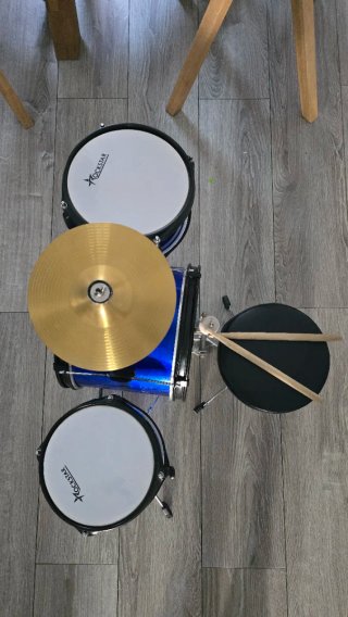 Batería Infantil Rockstar Music Azul