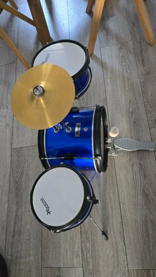 Batería Infantil Rockstar Music Azul