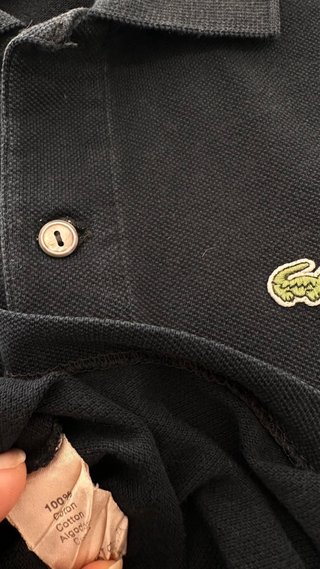 Polo Lacoste Mujer Azul Marino Talla S