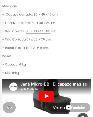 Carro Jané Dúo Crosswalk R Micro-BB