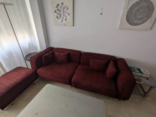 Sofá Ikea Tylösand con puff/chaise longue