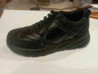 Zapatos cuña negros cómodos 37-38