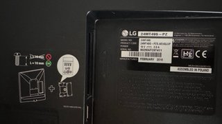 Televisor LG Smart TV Negro y Multicolor