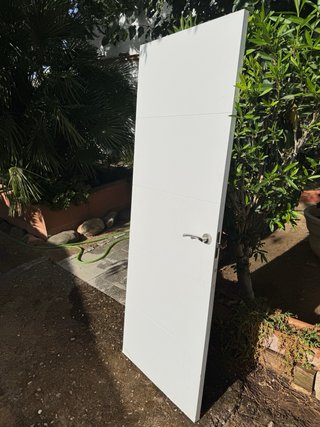 6 Puertas blancas obra nuevas