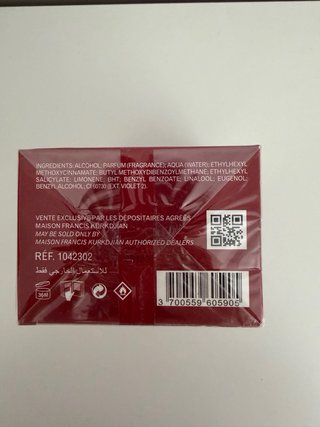 Maison Francis Kurkdjian Baccarat Rouge 540 Extrai
