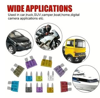 Caja Kit 120 Fusibles para coche, moto, camion