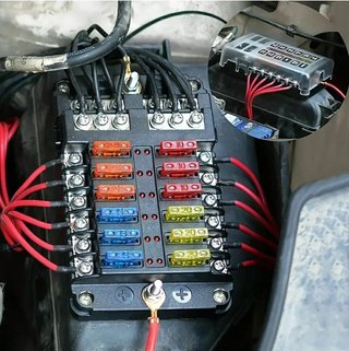 Caja Kit 120 Fusibles para coche, moto, camion