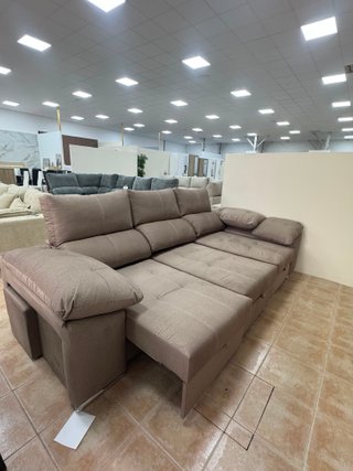 Sofá modular chaise longue marrón ¡NUEVO¡