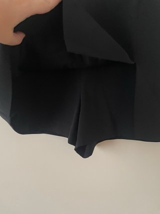 Falda pantalón negra