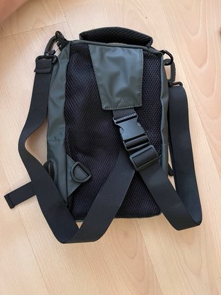Bolso bandolera hombre negro/gris