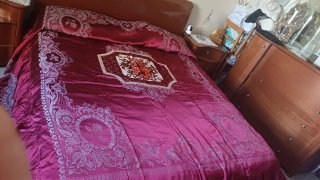 Copriletto matrimoniale vintage raso