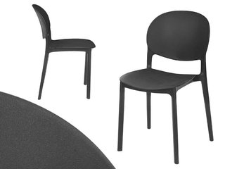 Set 4 Sedie da Tavolo in Termoplastica Impilabili