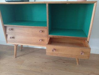 Mueble aparador Tv Retro Vintage Madera restaurado
