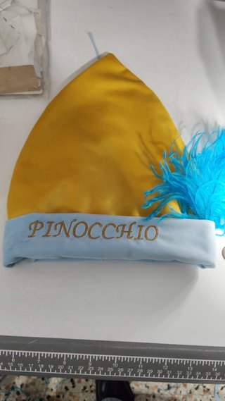 Vestito carnevale sartoriale giallo nero Taglia 2a