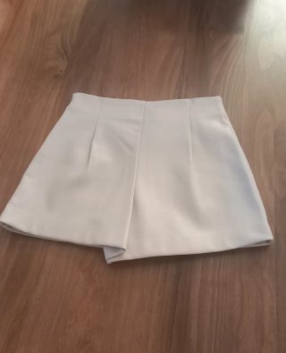 Minifalda símil piel