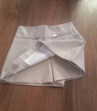 Minifalda símil piel
