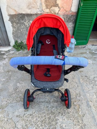 Carrito Jané Rider + capazo + pañalera