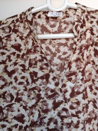 Vestido estampado leopardo Kilky Talla Única