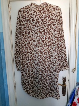 Vestido estampado leopardo Kilky Talla Única