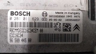 CENTRALITA MOTOR UCE CITROEN XSARA PICASSO 0281010996 385502