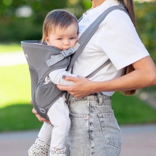 Mochila Portabebés Gris