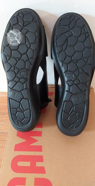 Sandalias Camper Balloon Cuero Negro Talla 37