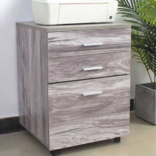 Cassettiera Scrivania Ufficio Legno MDF Mobiletto Stampante