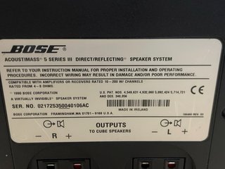 Subwoofer Pasivo Bose