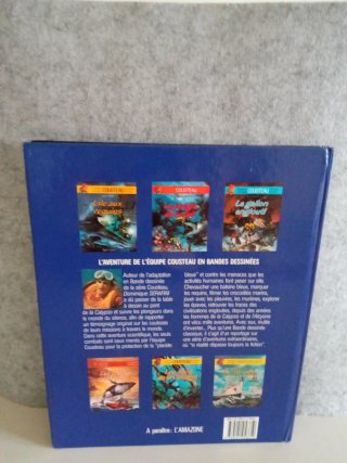 Lote de 4 tomes Cousteau