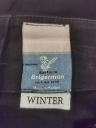 Pantaloni Brigerman Sartoriali Uomo Neri pantalone